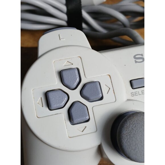 Sony PlayStation PS1 PS One Controller SCPH-110 OEM White - Tested - Picture 2 of 7